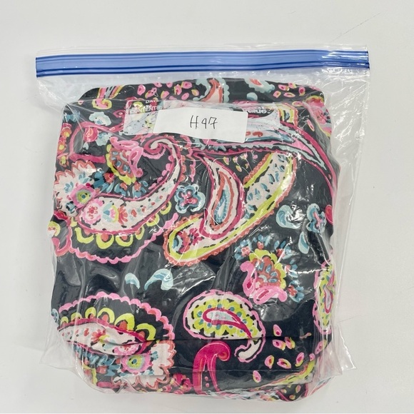 NWT Emily Wonder Black Paisley Ruffle Dress Preppy Maxi‎ Boxy Boho Small - Picture 12 of 14